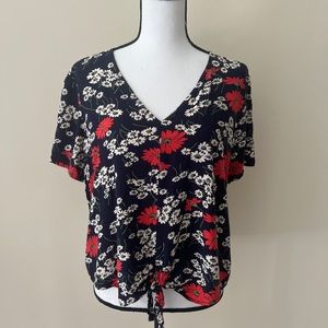 Madewell Front Tie Shirt